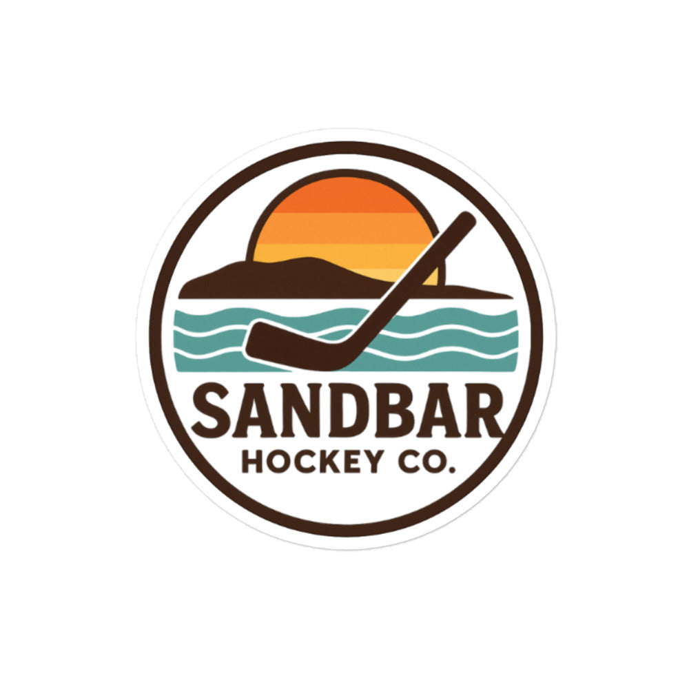 Sandbar Hockey Logo Sticker Medium