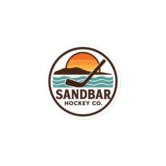 Sandbar Hockey Logo Sticker Small
