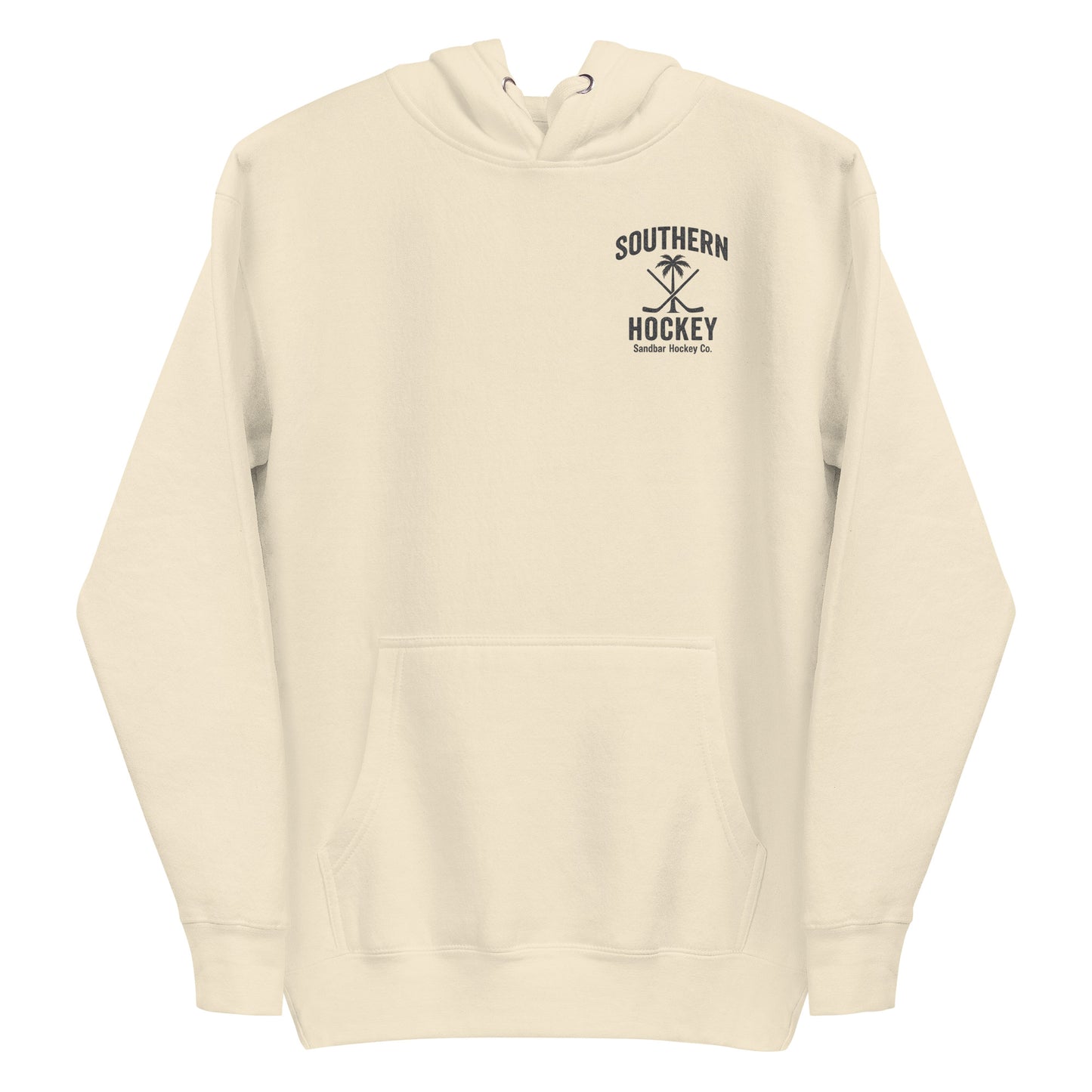 Natural Shark Hockey Hoodie Front